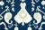 6120417 Magnolia Home Fashions JAVA NAVY Ikat Print Fabric 6120417 Magnolia Home Fashions JAVA NAVY Ikat Print Fabric